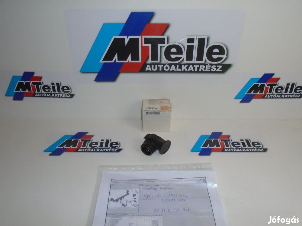 [GYÁRI ÚJ] BMW - VONÓHOROG ADAPTER - ÖSSZES TÍPUS - 61136942997